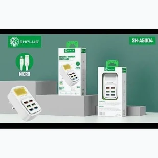 SHplus 6 IN 1 Super Fast Charger For Led Lamp (SH-A5004)