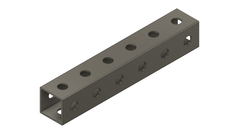 Grey Tube 6" x 1" x 1" Grey Tube 6" x 1" x 1"