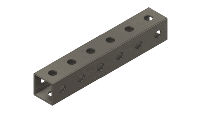 Black Tube 6" x 1" x 1"