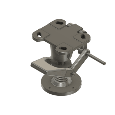 6" Spring Loaded Floor Lock