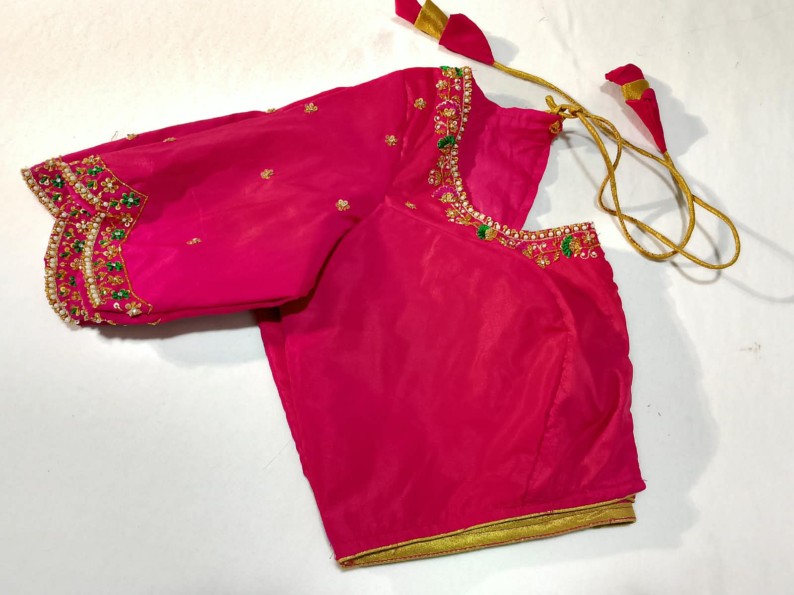 V504: Ready To Ship Beautiful Maggam Work Blouse