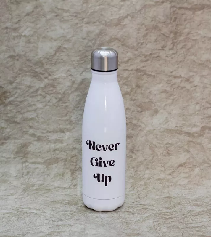 White Temprature Controlled Bottle