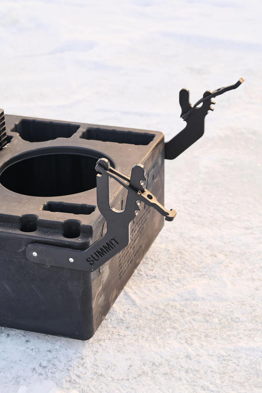 Summit Fishing Sonar Sled Auger Rack Summit Fishing Sonar Sled Auger Rack
