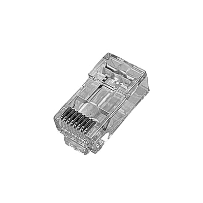 CAT6/CAT6A RJ45 8P8C Pass Through Modular Plug Unshielded connector, 100pcs CAT6/CAT6A RJ45 8P8C Pass Through Modular Plug Unshielded connector, 100pcs