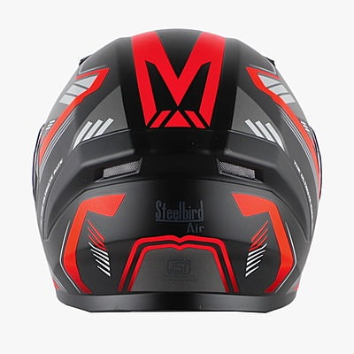 STEELBIRD SBA-21 ISS ULTIMATE RACE MATT BLACK/RED C/V (M)