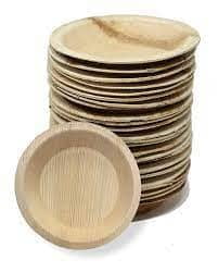 Nature 6 inch, 25-Pack Areca Palm Leaf Round Plates | Disposable Eco-Friendly Biodegradable Like Bamboo Wood Plates | Party, Wedding, Event Plates (15 cm) Nature 6 inch, 25-Pack Areca Palm Leaf Round Plates | Disposable Eco-Friendly Biodegradable Like Bamboo Wood Plates | Party, Wedding, Event Plates (15 cm)