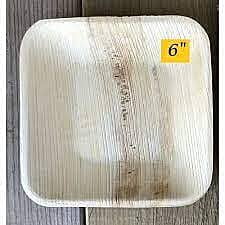 Nature 6 Inch Square Palm Leaf Plates, Bamboo Plates Like Party Pack (50 Pc) Compostable & Biodegradable Plates for Dessert, Eco Friendly Plates Alternative to Plastic Plate Paper Plate Nature 6 Inch Square Palm Leaf Plates, Bamboo Plates Like Party Pack (50 Pc) Compostable & Biodegradable Plates for Dessert, Eco Friendly Plates Alternative to Plastic Plate Paper Plate