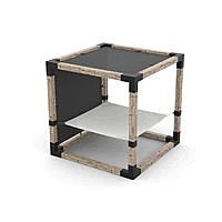 2 Person HAMMOCK Kit with 2 SHADE SAILs for 6x6 Wood Posts