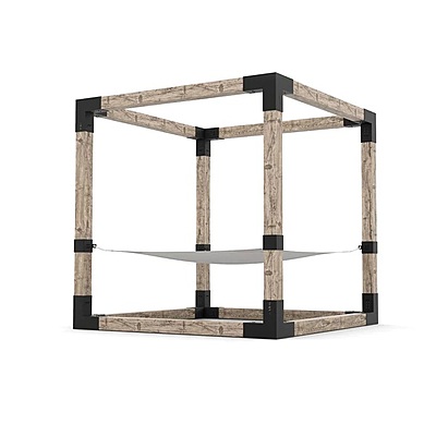 2 Person HAMMOCK Kit for 6x6 Wood Posts