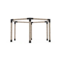 Any Size Hexagonal Kit for 6x6 Wood Posts