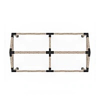 GRID 30 Double Pergola Kit for 6x6 Wood Posts