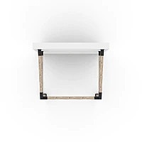 GRID 30 Single Wall Mount Pergola Kit for 6x6 Wood Posts