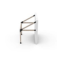 GRID 30 Single Wall Mount Pergola Kit for 6x6 Wood Posts