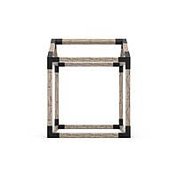 GRID 30 Single Pergola Kit with Base for 6x6 Wood Posts