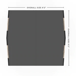 GRID 30 Single Pergola Kit with Water-Repellant Top for 6x6 Wood Posts