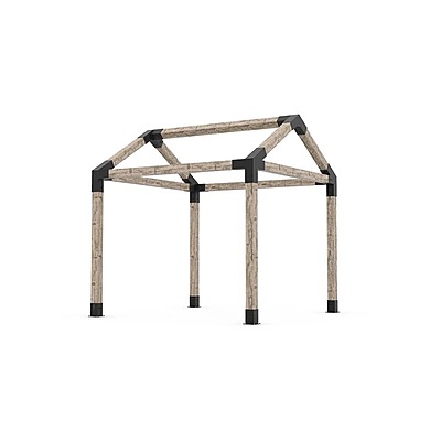 GRID 30 Single Pergola Kit for 6x6 Wood Posts