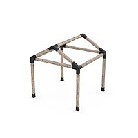 GRID 30 Single Pergola Kit for 6x6 Wood Posts