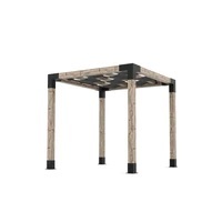 Pergola Kit with Wave Shades for 6x6 Wood Posts