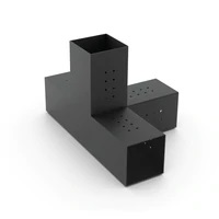 QUAD 4 Arm Pergola Extension Bracket for 6x6 Wood Posts