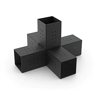 QUINT 5 Arm Pergola Structure Expansion Bracket with SOLO for 6x6 Wood Posts