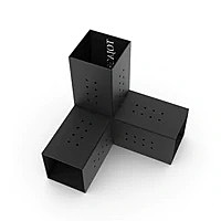 TRIO 3 Arm Pergola Corner Bracket for 6x6 Wood Posts | 1 Pack
