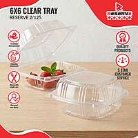 6x6 Clear Tray Reserve 2/125