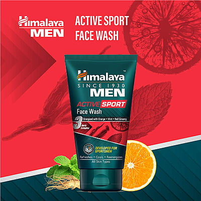 Himalaya Men Active Sport Face Wash 50ml | InnerMan
