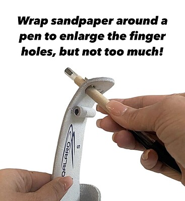 QALARO DOUBLE BUCKLE STAR GRIPS WITH DOWEL