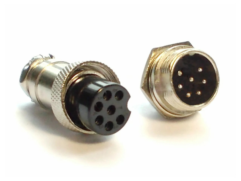 7 PIN ROUND CELL M/F CONNECTOR