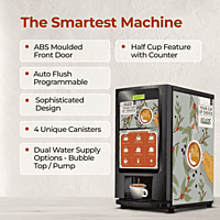 Automatic Atlantis Special Select hot beverage dispenser with a premium black and silver finish.