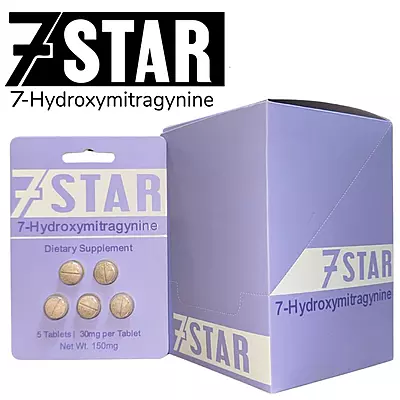 7STAR 7 HYDROXYMITRAGYNINE 5 TABS 30MG 10PK