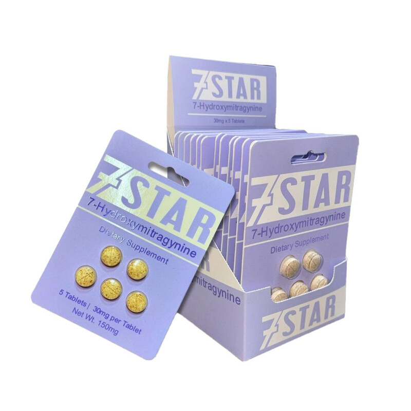 7STAR 7 HYDROXYMITRAGYNINE 5 TABS 30MG 12PK