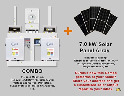 5.0 kW SUNSYNK Hybrid - HUBBLE Combo, c/w 2x 5.5 kWh Lithium Batteries