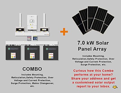 5.0 kW SUNSYNK Hybrid - PYLONTECH Combo, c/w 3x 4.8 kWh Lithium Batteries