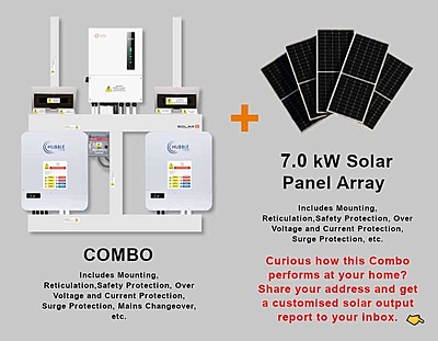 6.0 kW SOLIS S6 Hybrid - HUBBLE Combo, c/w 2x 5.12 kWh Lithium Batteries 6.0 kW SOLIS S6 Hybrid - HUBBLE Combo, c/w 2x 5.12 kWh Lithium Batteries