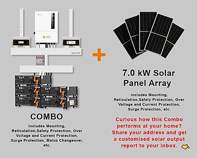 6.0 kW SOLIS S6 Hybrid - PYLONTECH Combo, c/w 5x 3.5 kWh Lithium Batteries