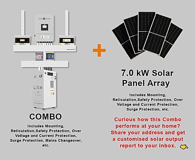 8.0 kW SUNSYNK Hybrid - FREEDOM WON Combo, c/w 10.0 kWh Lithium Battery 8.0 kW SUNSYNK Hybrid - FREEDOM WON Combo, c/w 10.0 kWh Lithium Battery