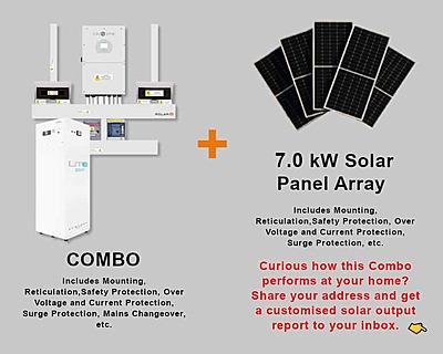 16.0 kW SUNSYNK Hybrid -  FREEDOM WON Combo, c/w 30 kWh Floor Standing Lithium Battery