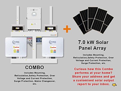 16.0 kW SUNSYNK Hybrid - HUBBLE Combo, c/w 2x 10.0 kWh Lithium Batteries