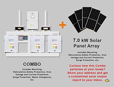 16.0 kW SUNSYNK Hybrid - HUBBLE Combo, c/w 3x 5.5 kWh Lithium Batteries