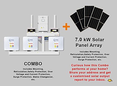 16.0 kW SUNSYNK Hybrid - HUBBLE Combo, c/w 3x 10.0 kWh Lithium Batteries