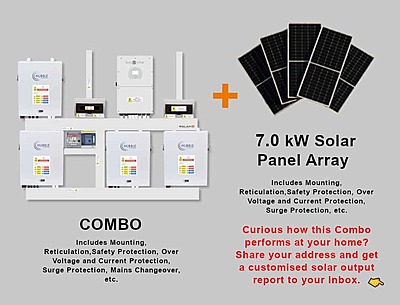 16.0 kW SUNSYNK Hybrid - HUBBLE Combo, c/w 4x 5.5 kWh Lithium Batteries