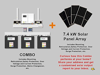 6.0 kW SUNSYNK Hybrid - PYLONTECH Combo, c/w 3 x 4.8 kWh Lithium Batteries