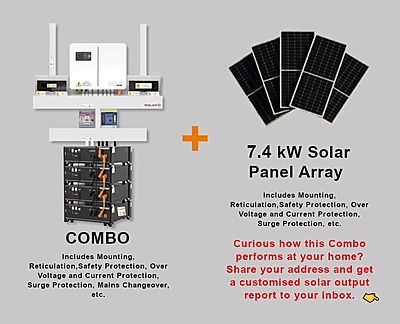 6.0 kW SUNSYNK Hybrid - PYLONTECH Combo, c/w 4 x 3.5 kWh Lithium Batteries