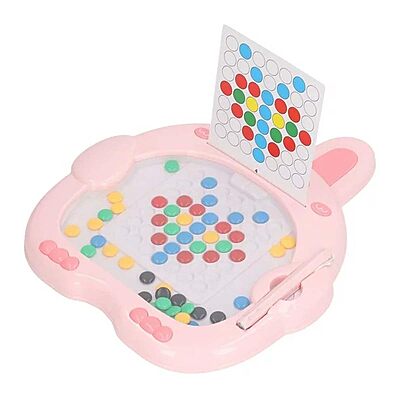 Amazkart Cartoon Bunny Shaped Magnetic Dot Drawing Board