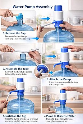 Amazkart Hand Press Drinking Water Pump