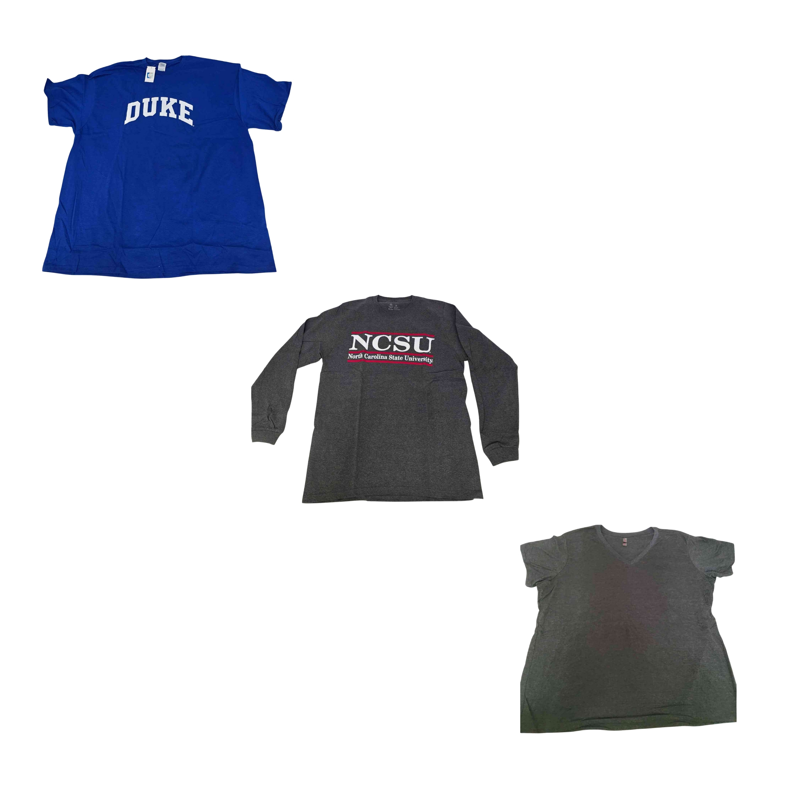 Bulk T-Shirt Pallet - 273 Mixed Units - Short/Long/Crew/V-neck - Retail $12 | $1.00 Each