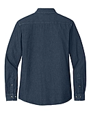 Port & Co™ Women's Long Sleeve Value Denim Shirt - LSP10