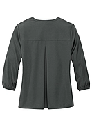 Mercer+Mettle® Women's Stretch Crepe 3/4-Sleeve Blouse - MM2011
