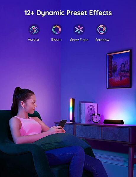 Govee RGBICWW WiFi + Bluetooth Flow Plus Light Bars